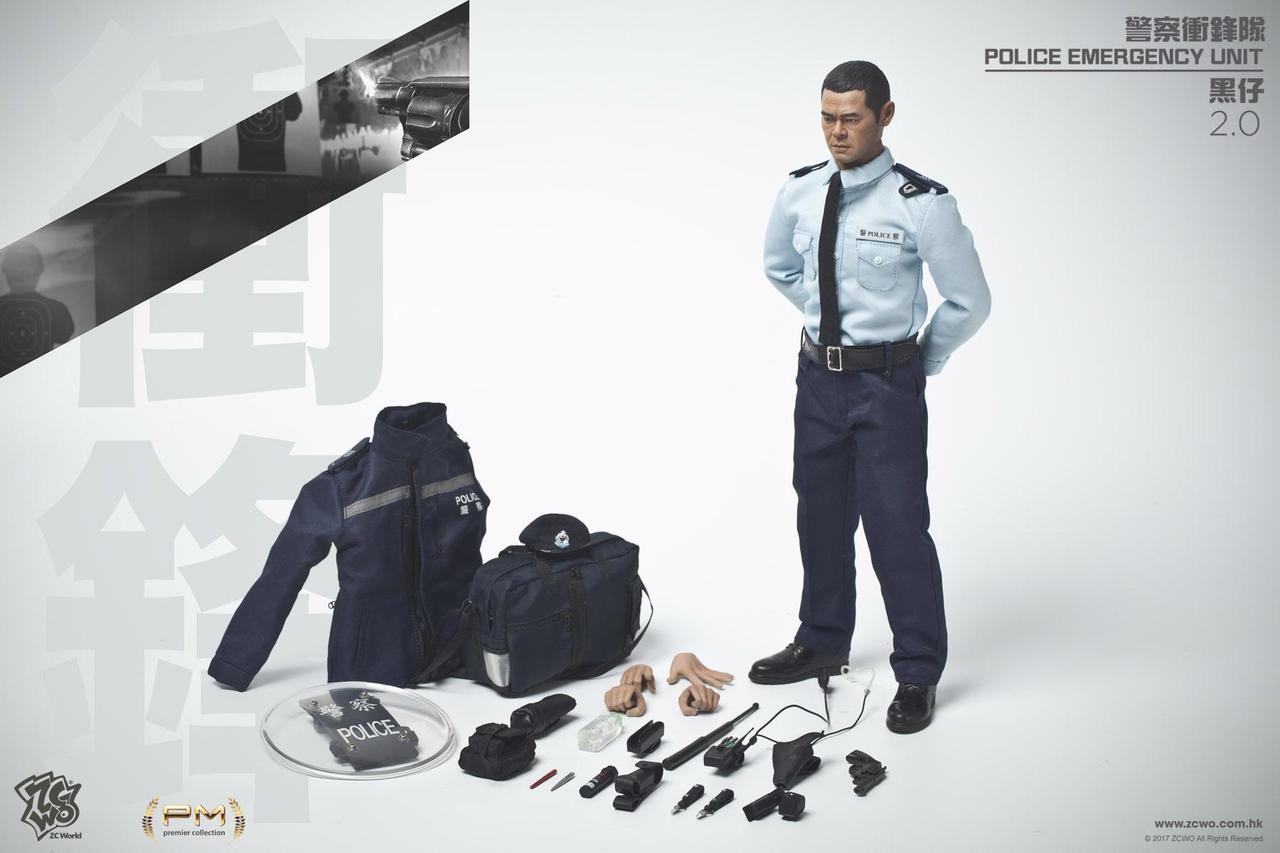 カ*オ様 HK POLICE1/6 1:6 Hong Kong Police Short Sleeved Uniform Suit For 12