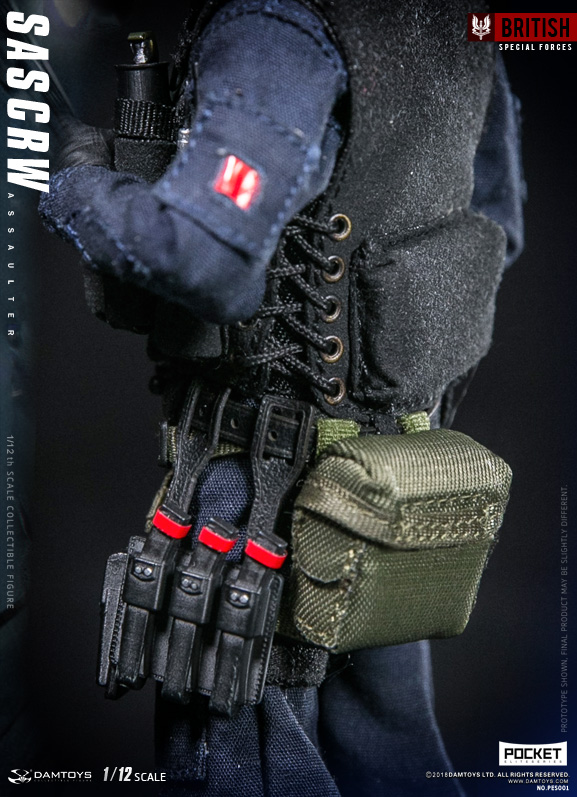 DAMTOYS SAS CRW 1/12 フィギュア DAMTOYS Pocket Elite Series PES002 1/12 SAS CRW Breacher Figure