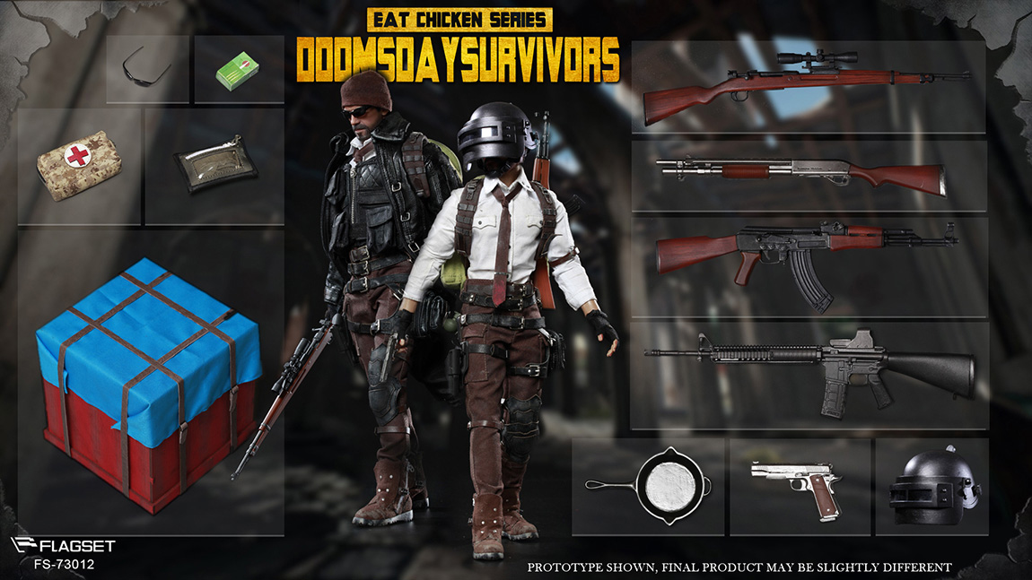 FLAGSET 1/6 Eat Chicken Series - ドゥームズデイ FLAGSET 1/6 Eat Chicken Series - ドゥームズデイ