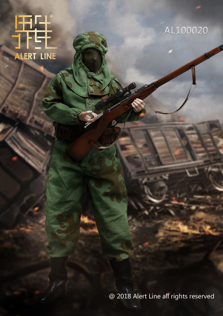 AL-100020] Alert Line 1:6 WWII The Soviets Female Soldier Sniper