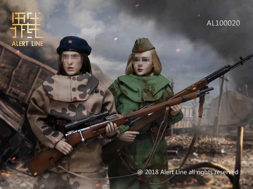 AL-100020] Alert Line 1:6 WWII The Soviets Female Soldier Sniper