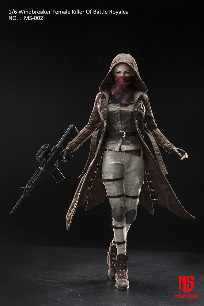 その他 STAR MAN 1/6 Windbreaker Female Killer Star Man - Windbreaker Female Killer of Battle Royale – Ages