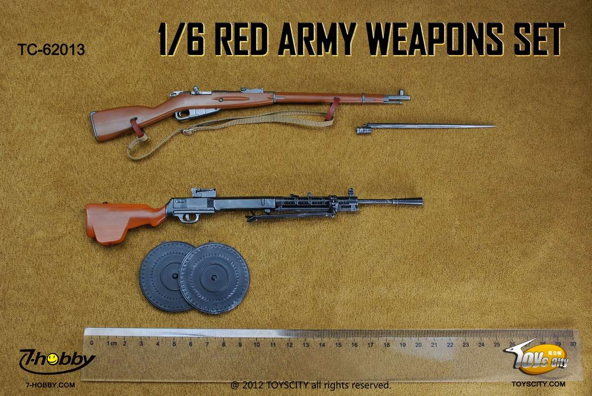 TC-62013] Soviet Russian USSR Red Army 1:6 Weapons Set - EKIA Hobbies