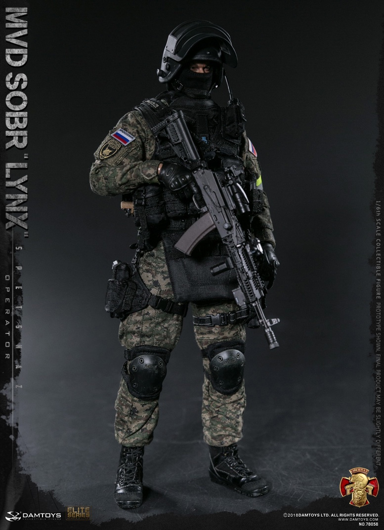 DAM-78058] DAM Toys Russian Spetsnaz MVD SOBR Lynx 1/6 Action
