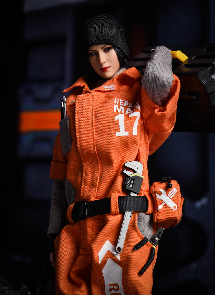 VST-18XG15B] VS Toys 1/6 Female Repairman Costume Tight Fit - EKIA