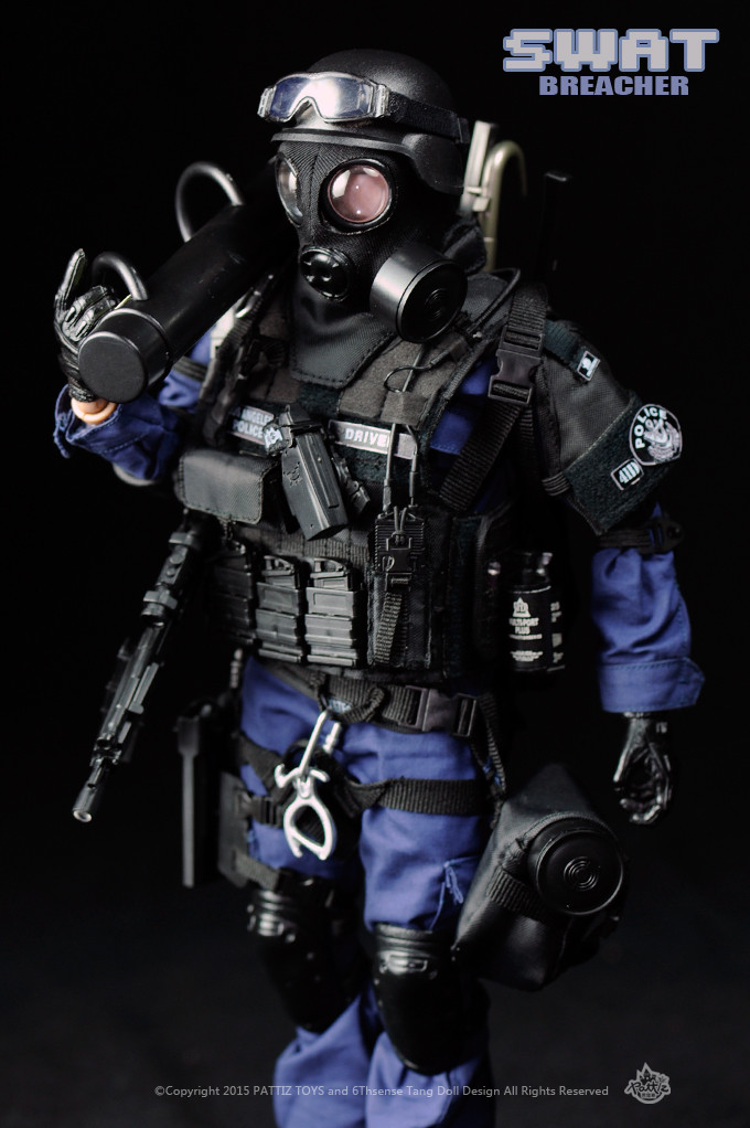 KH-NX01] KAD Hobby Pattiz 1/6 SWAT Breacher Boxed Figure - EKIA