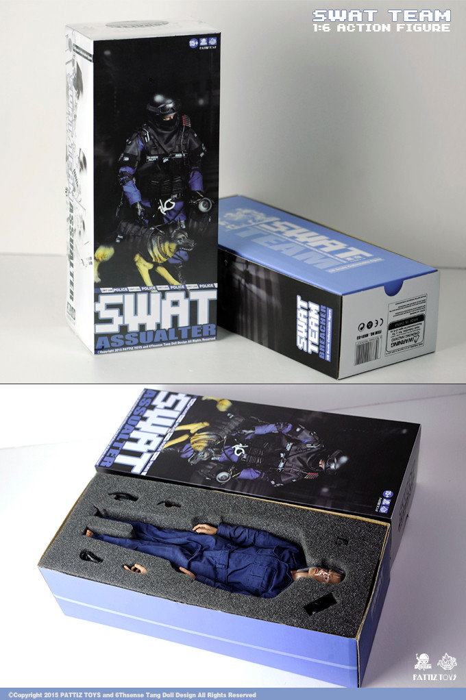 KH-NX01] KAD Hobby Pattiz 1/6 SWAT Breacher Boxed Figure - EKIA