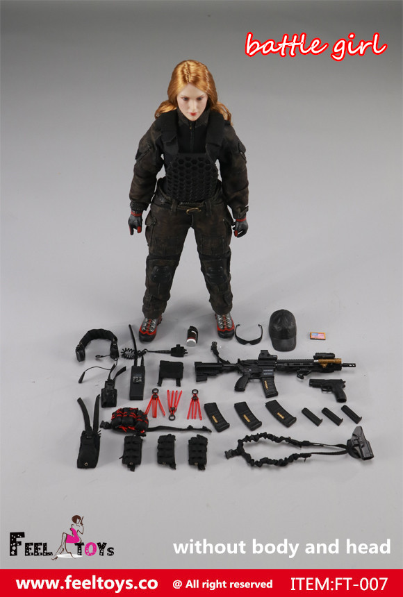 1/6 Scale Ft007 Combat Girl Female Military Uniform Women Sexy