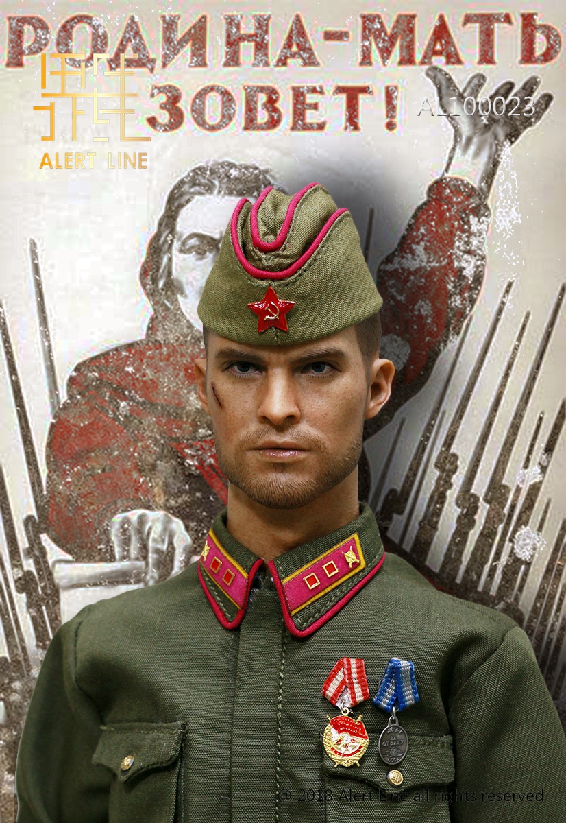 AL-100023] Alert Line 1:6 WW2 1942 Red Army Infantry Lieutenant
