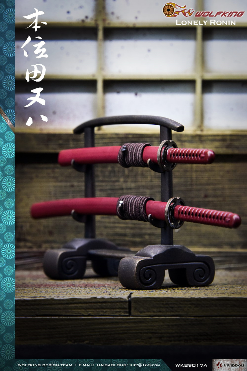 WK-89017A] Wolf King Lonely Ronin 本位田又八 Japanese Samurai 1:6