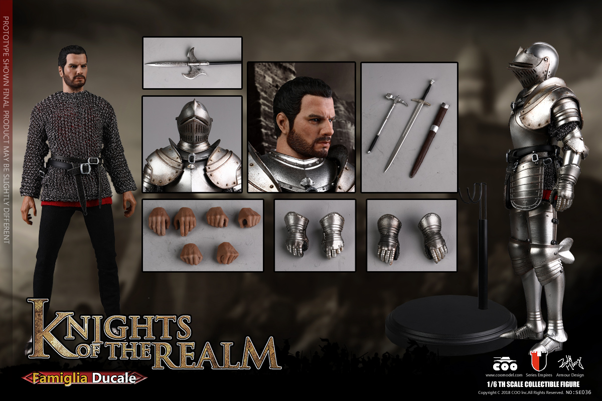 CM-SE036] Knights of the Realm Famiglia Ducale 1:6 Figure by COO