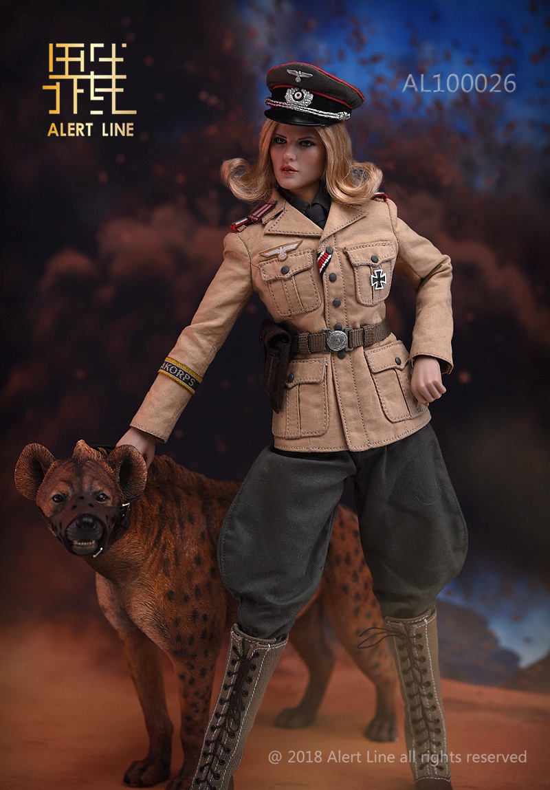Alert Line AL100026 1/6スケール 北アフリカ戦線女性士官 AL-100026] Alert Line 1:6 WWII German Afrika Female Officer Figure