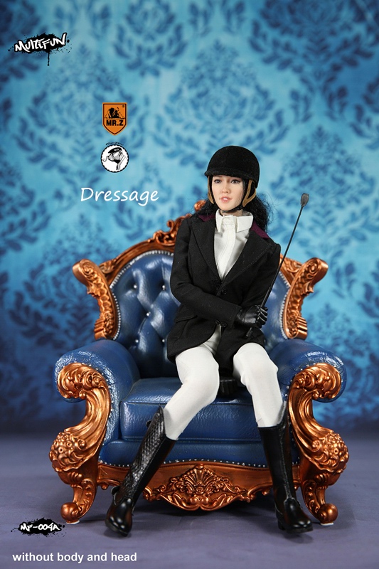 MRZ-MF004A] MCCToys x Mr Z's 1/6 Equestrianism Black Horse with