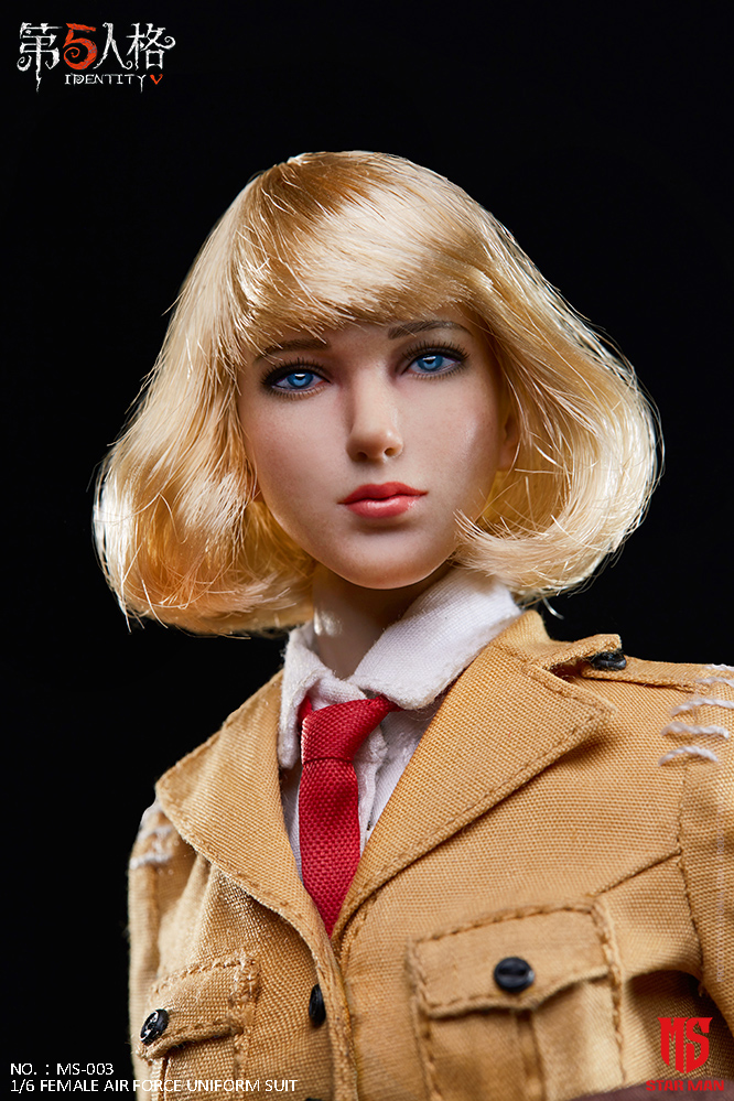 MS-004] 1/6 Fifth Personality Female Air Force Head by Star