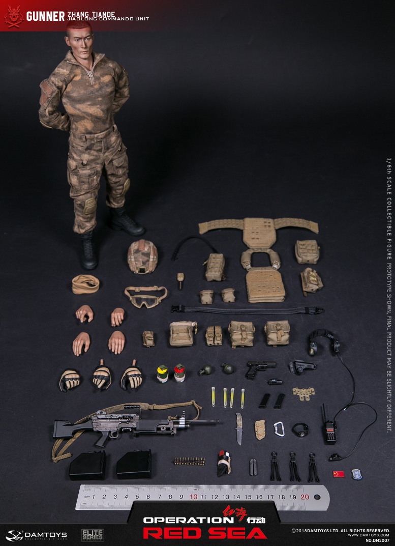 DAMTOYS DMS007 紅海行動 オペレーション：レッドシー 蛟龍 DAM-DMS007] 1/6 OPERATION RED SEA PLA NAVY MARINE CORPS