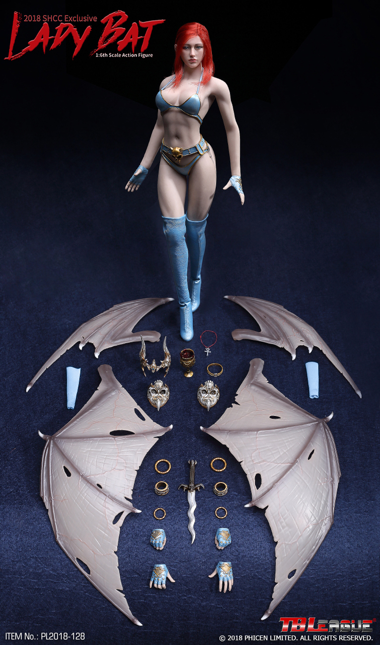 PL2018-128] Lady Bat 2018 SHCC Exclusive 1/6 Female Figure by
