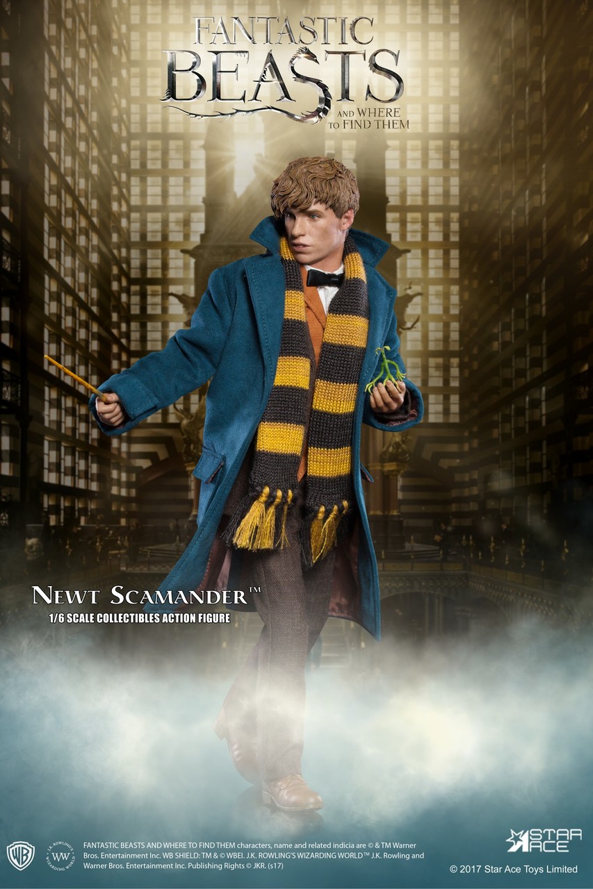 [SA-0047A] Newt Scamander Fantastic Beast with Bonus Coat 1/6 Boxed ...