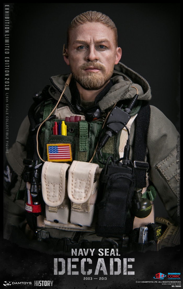DAM-78060] SHCC Exclusive Decade NAVY Seal 2003-2013 1/6 Boxed