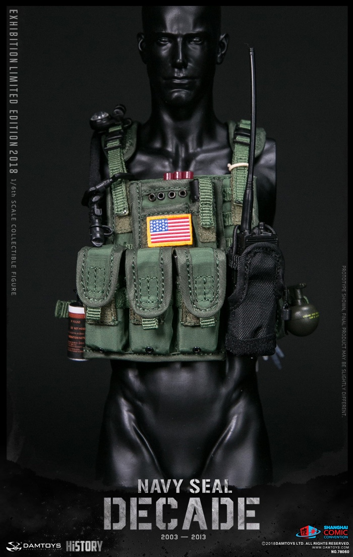 DAM-78060] SHCC Exclusive Decade NAVY Seal 2003-2013 1/6 Boxed