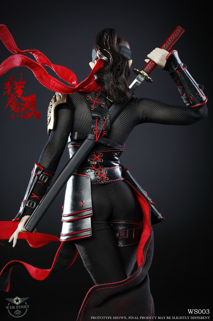 WS-003] 1:6 Demon Female Ninja Boxed Figure by War Story