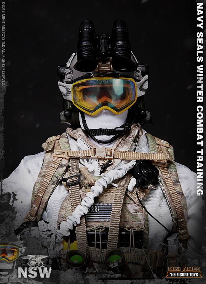 MT-M011] US Navy SEAL Winter Combat Training Boxed Figure by