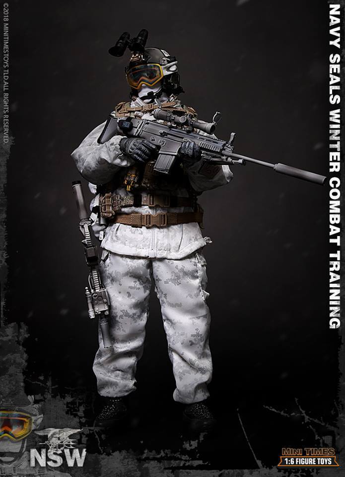 MT-M011] US Navy SEAL Winter Combat Training Boxed Figure by