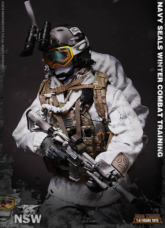 MT-M011] US Navy SEAL Winter Combat Training Boxed Figure by MINI