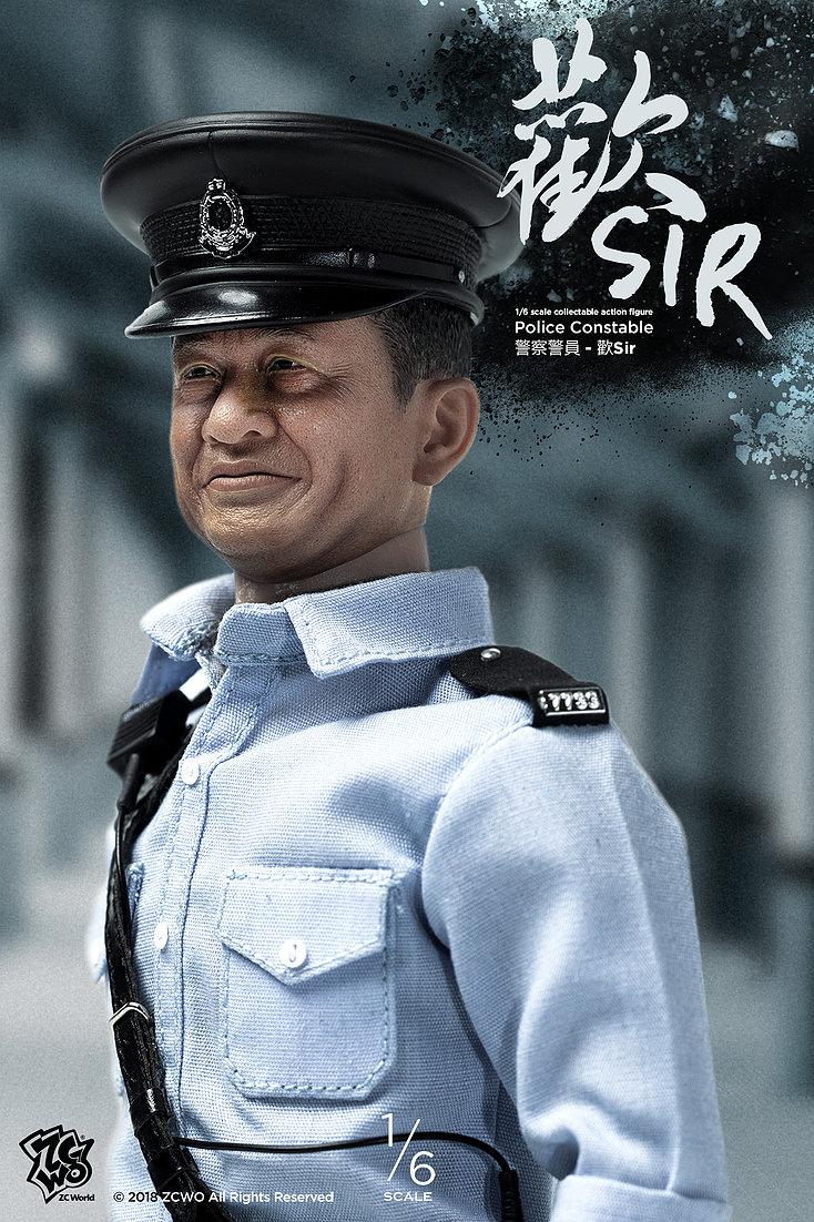カ*オ様 HK POLICE1/6 ZCWO Hong Kong Police Tactical Unit PTU Zhan Sir 2.0 1/6