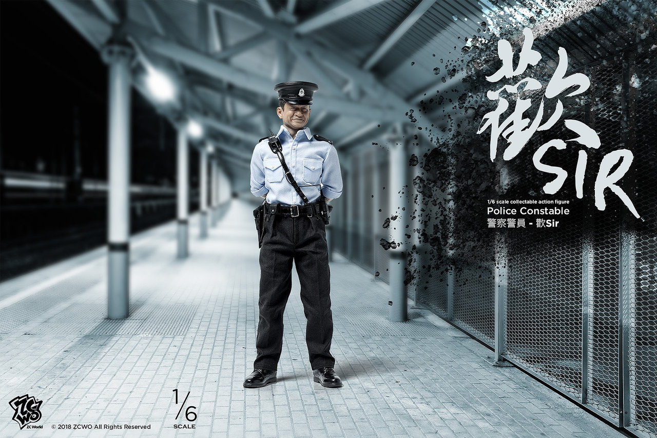 カ*オ様 HK POLICE1/6 Warrior Model 1980s 1/6 Royal Hong Kong Police officer Sung