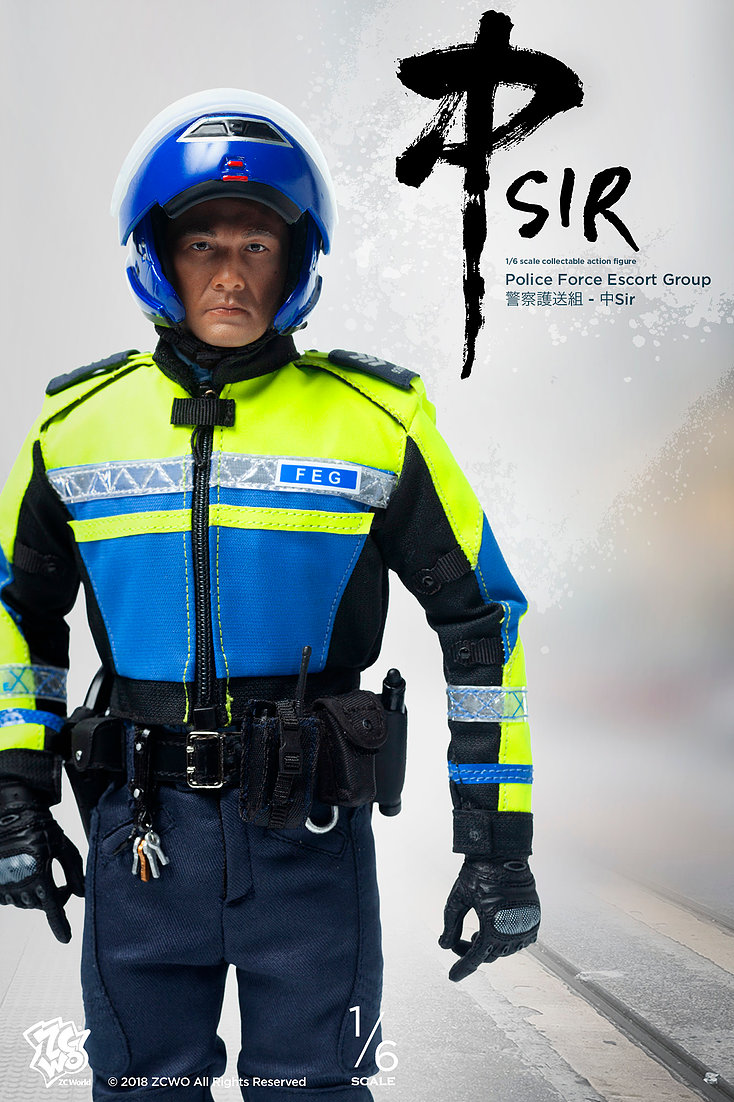 カ*オ様 HK POLICE1/6 ZC-292] 1/6 Hong Kong Police Force Escort Group Chung Sir
