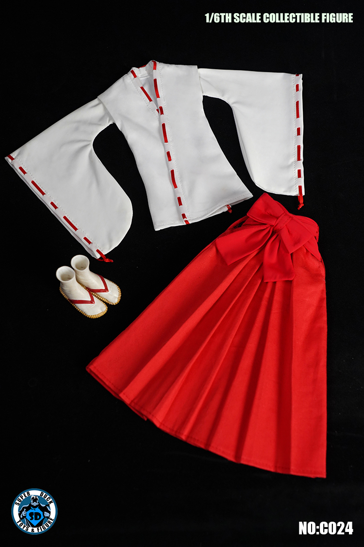 SUD-C024] 1/6 Japanese Witch Clothing Set by Super Duck - EKIA Hobbies