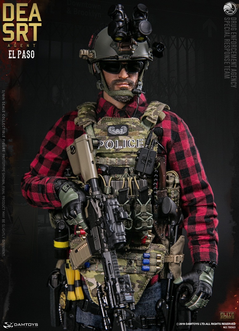 KAN DAMTOYS ELITE SERIES 1/6 EL PASO Perfect Damtoys 1/6 78009 Elite Series 1st Sfod-D Combat