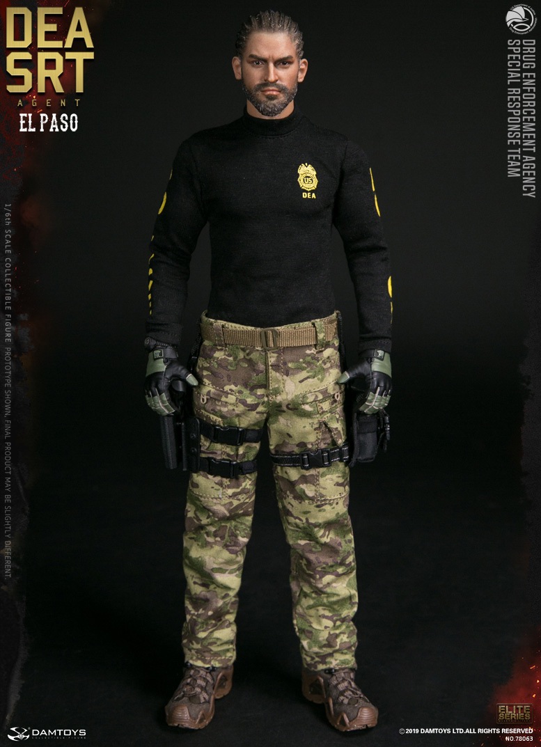 DAM-78063] 1/6 DEA SRT Special Response Team Agent El Paso