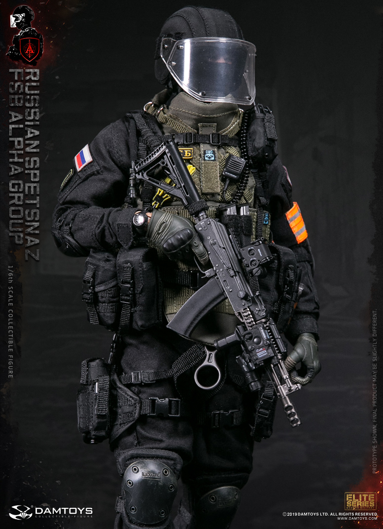 DAM-78064] 1/6 Russian Spetsnaz FSB Alpha Group Action Figure by