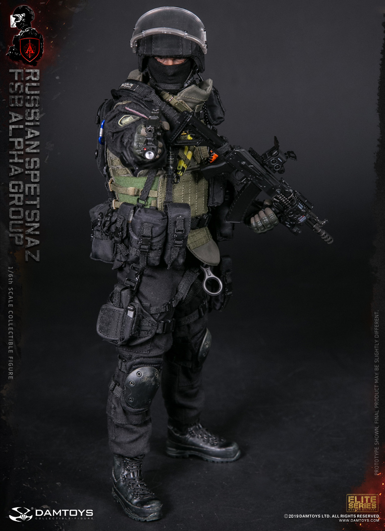 DAM-78064] 1/6 Russian Spetsnaz FSB Alpha Group Action Figure by