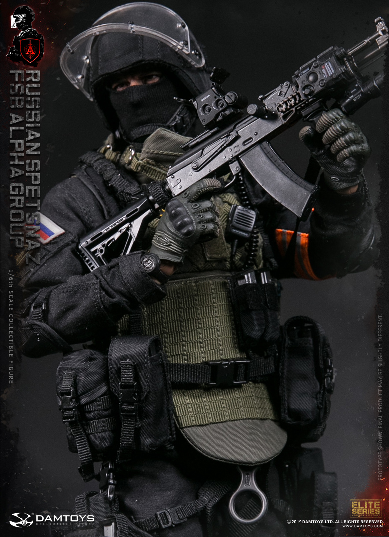 DAM-78064] 1/6 Russian Spetsnaz FSB Alpha Group Action Figure by