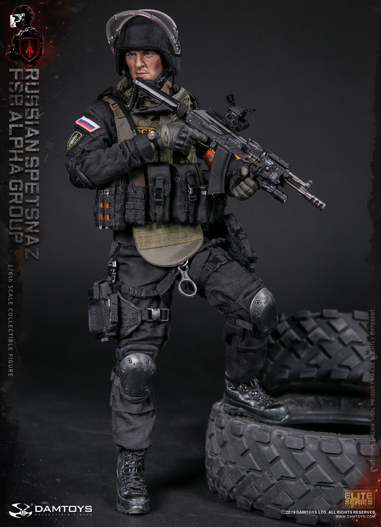 DAM-78064] 1/6 Russian Spetsnaz FSB Alpha Group Action Figure by