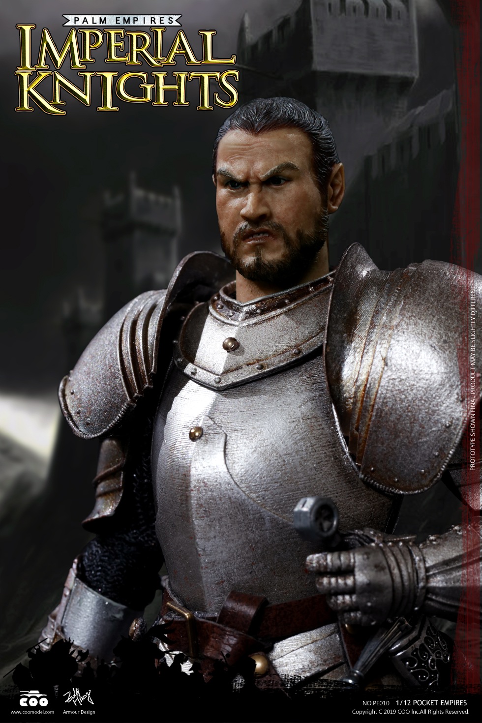 CM-PE010] 1:12 Pocket Empires Imperial Knight Figure by COO