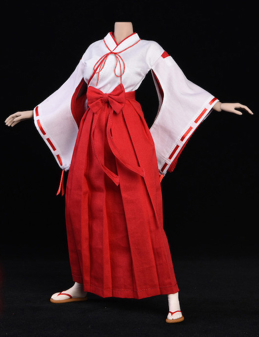 NR-20] 1/6 Japanese Miko Clothing Set by NRToys - EKIA Hobbies