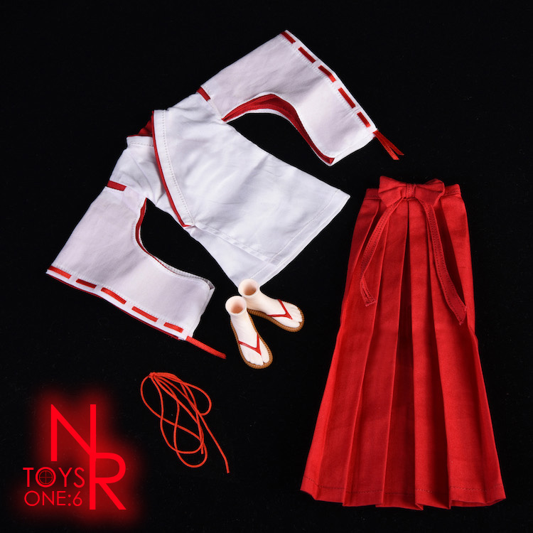 NR-20] 1/6 Japanese Miko Clothing Set by NRToys - EKIA Hobbies