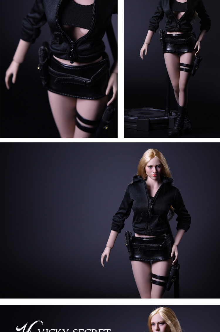 VST-17NSS-B] 1/6 Female Assassin Clothing Set B by VS Toys - EKIA