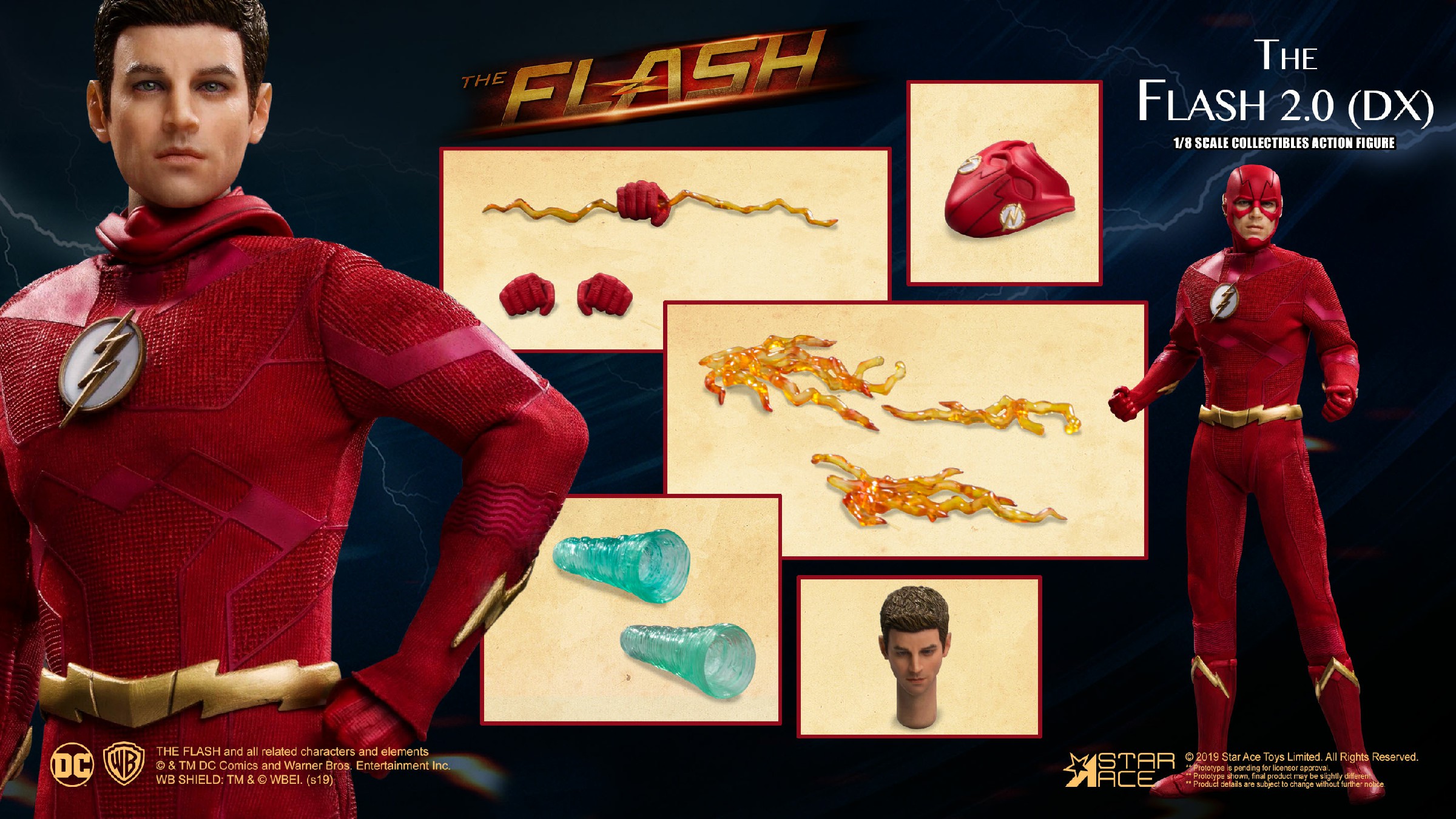 SA-8014A] 1/8 Flash 2.0 Deluxe Version Figure by Star Ace - EKIA
