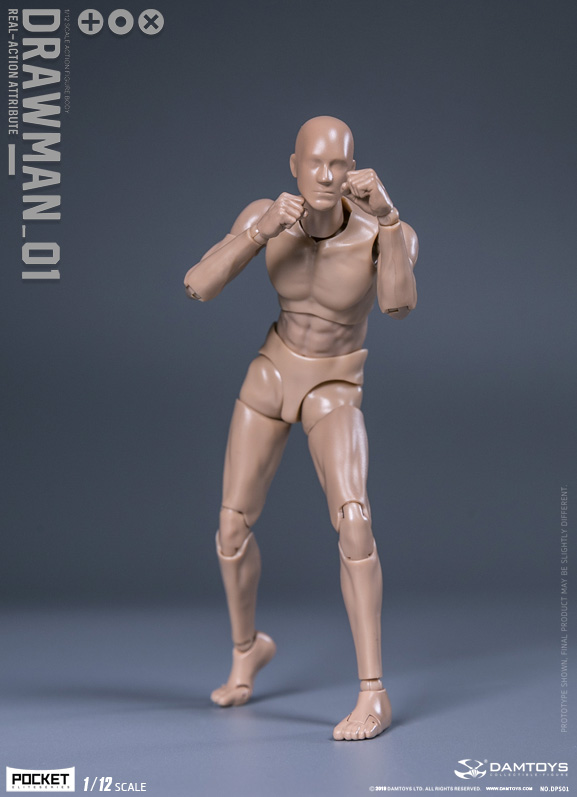 [DAM-DPS01] 1/12 Drawman Action Figure by Dam Toys - EKIA Hobbies