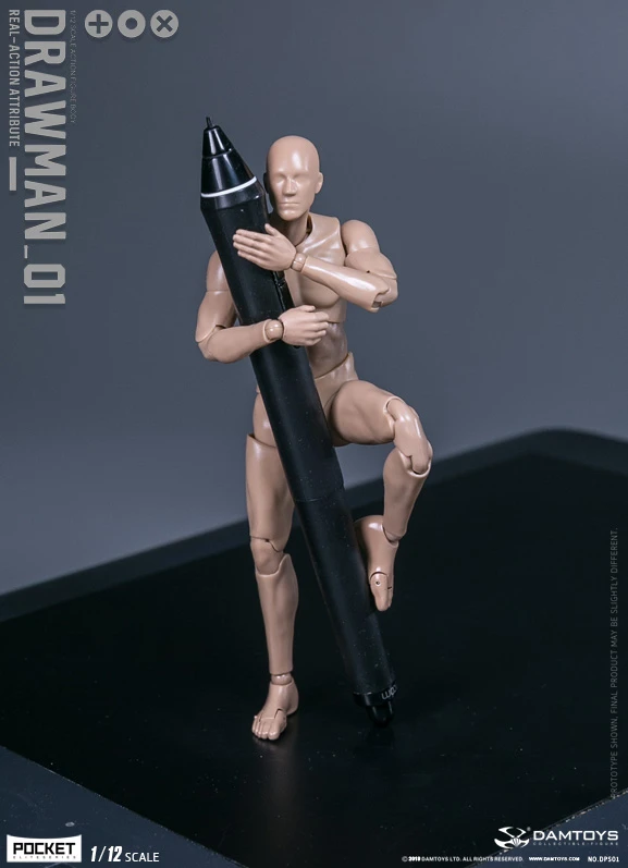 [DAM-DPS01] 1/12 Drawman Action Figure by Dam Toys - EKIA Hobbies