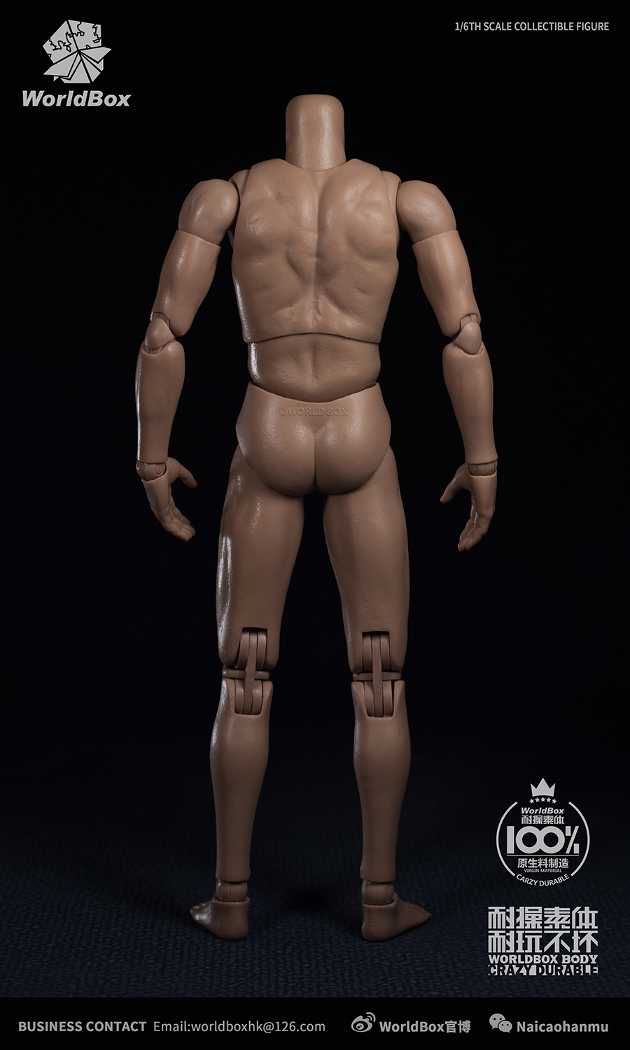 WB-AT020] 1/6 Durable Universal Action Figure Body by World Box