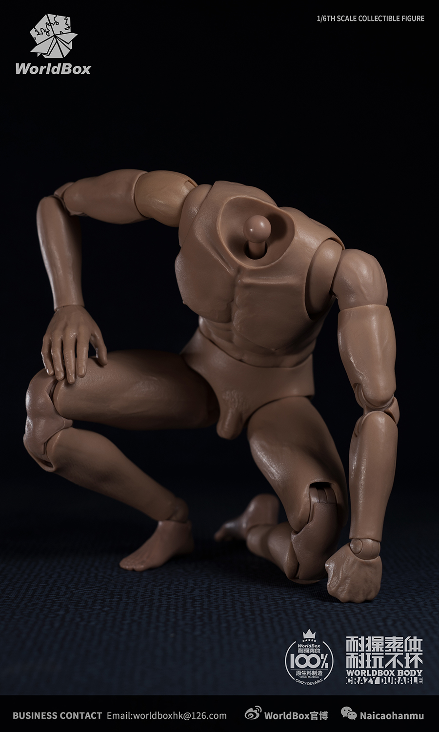 WB-AT020] 1/6 Durable Universal Action Figure Body by World Box