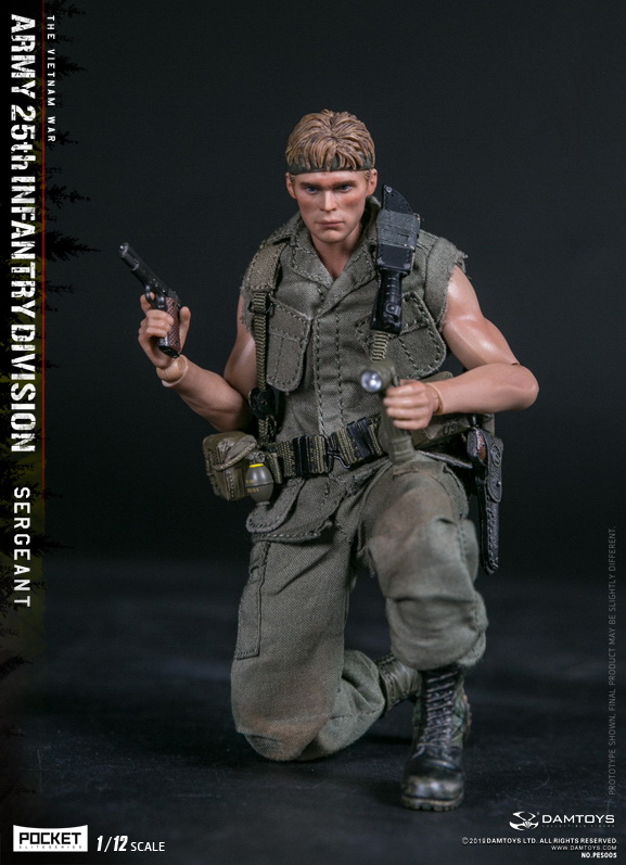 DAM-PES005] 1/12 ARMY 25th Infantry Division Private Sergeant