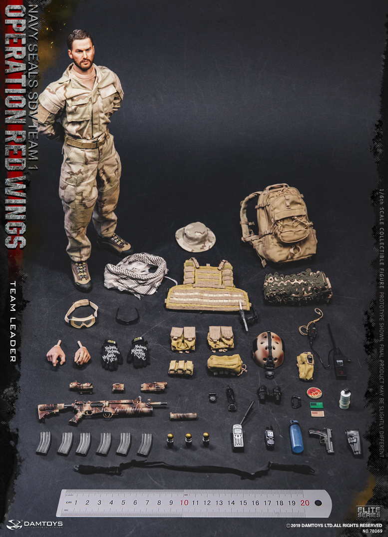 DAM-78069] 1/6 Operation Red Wings NAVY SEALS SDV TEAM 1 Team