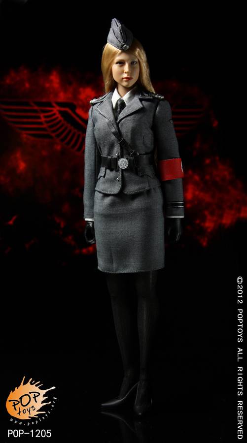 Pop Toys 1/6 scale ドイツ女性教官スカートセット Pop Toys 1/6 scale ドイツ女性教官スカートセット（scale