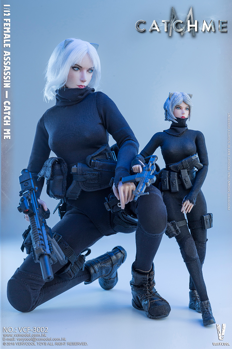 VCF-3002] 1:12 Palm Treasure Series Female Assassin Catch Me